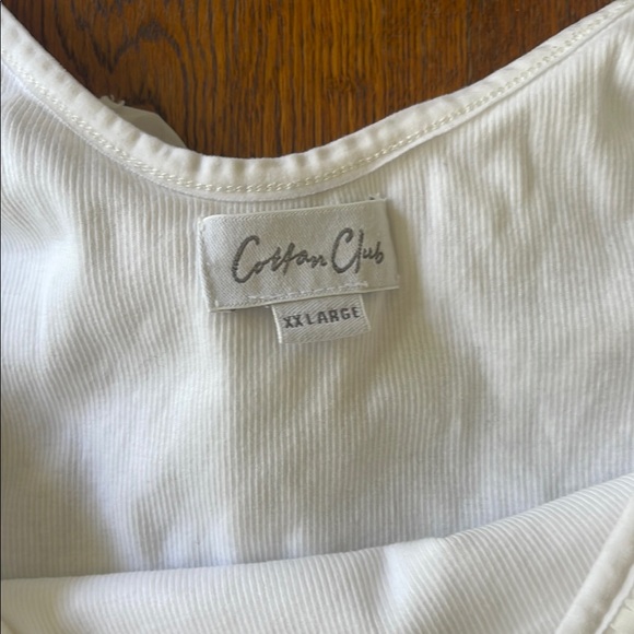 White Ruffled Tank Top - Picture 3 of 7